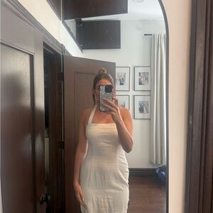 Abercrombie & Fitch Strapless White Dress